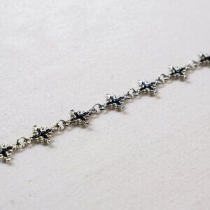 y2k gothic cross link bracelet